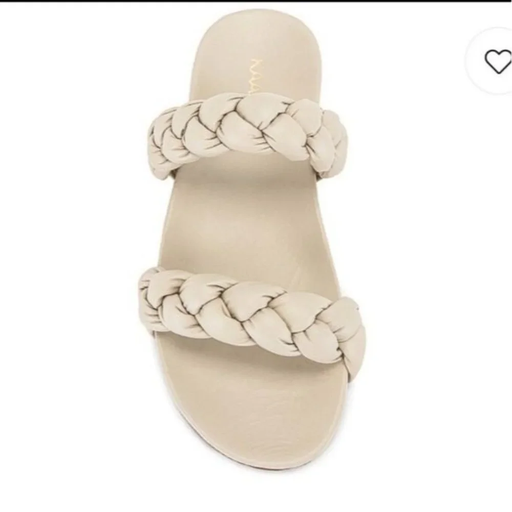 Kaanas Coco Sandal in Off White - Picture 4 of 10